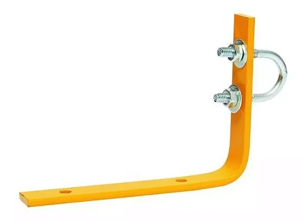 Suporte Coletor De Parede Em L Com Grampo