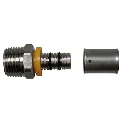Conexao Fixa Macho para Gas 16mm - 1/2", Astra