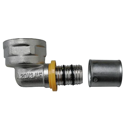 Cotovelo com Rosca Femea 16mm x 1/2", Astra