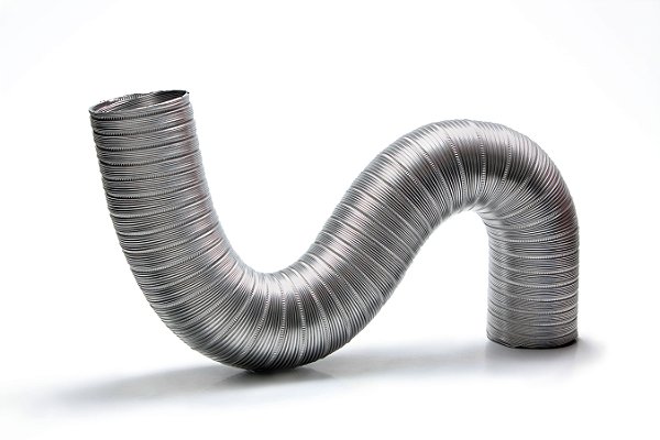 Duto Flexível corrugado alumínio 5,0x80mm