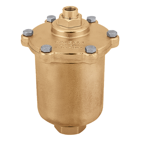 Valvula Elimininadora de Ar 3/4"F X 3/8"F Caleffi Dourado