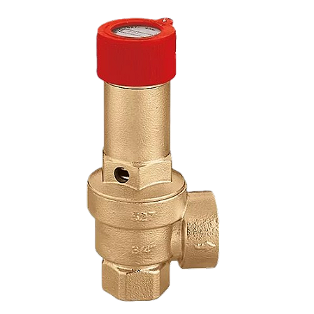 Valvula de seguranca 1"F 5 bar Caleffi Vermelho