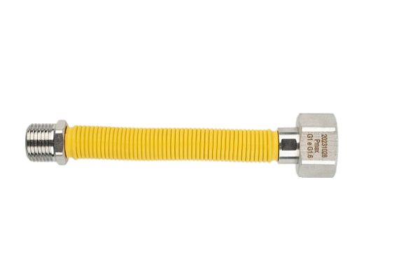 Tubo Flexivel Inox 155Mm F3/4 X M1/2 Amarelo