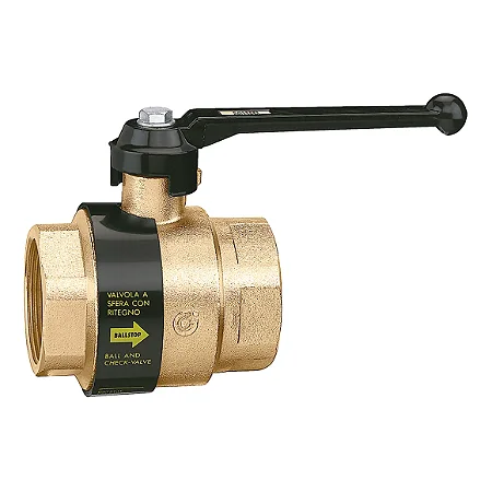 Valvula esfera Corte Com Retencao Ballstop 1 1/4" Caleffi La
