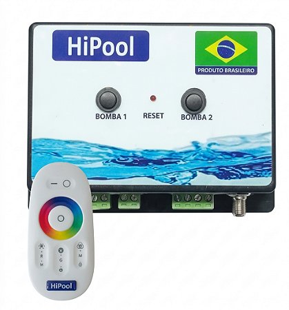 Micro Smart Plus Wi-Fi 2 Bombas De 5A 60W Hipool Branco