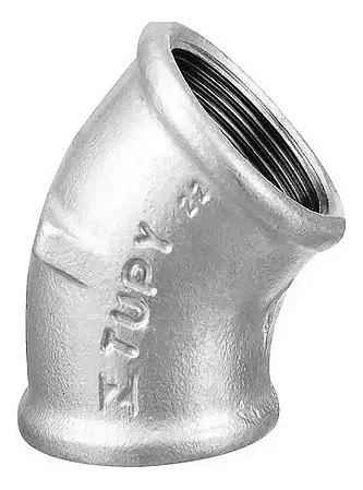 Cotovelo 45 3/8 NPT Alta Pressao Tupy Preto