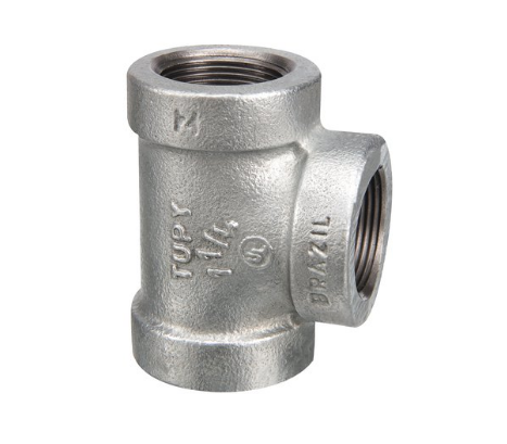 Tee 2 NPT Alta Pressao Tupy Preto