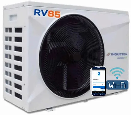 Aquecedor Piscina Bomba Calor Inverter Rv85 220V Industek