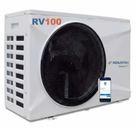 Aquecedor Piscina Bomba Calor Inverter Rv100 220V Industek