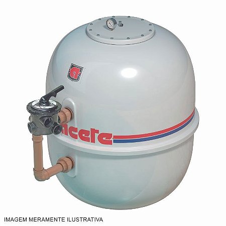 Filtro Fibra De Vidro Modelo A-245 (C/ Valvula Lateral 3") A