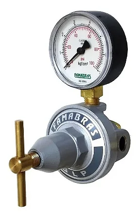 Regulador Com Manometro Fri45B Famabras Ent. Saida 1/4 Famab