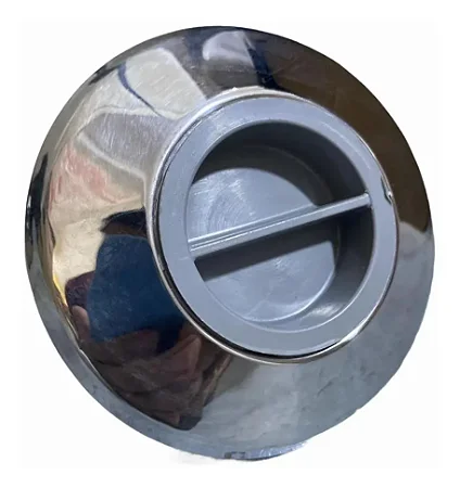 Dispositivo Aspiracao Rosca 11/2 Inox Com Tampa Brustec