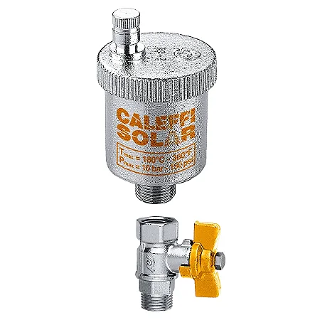 Purgadora De Ar 3/8M Cr Minical Solar S/Int Caleffi Latão