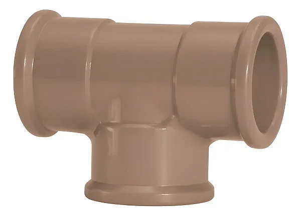 Tê de PVC 75mm