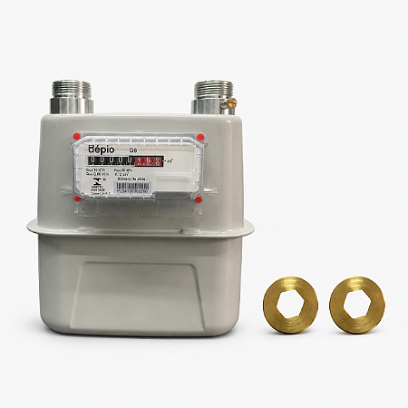 Medidor De Gás Aépio G4.0 Kit Conexão