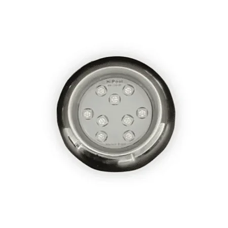 Refletor Inox 9W 316L 9Leds 60Mm Rgb Hipool Inox