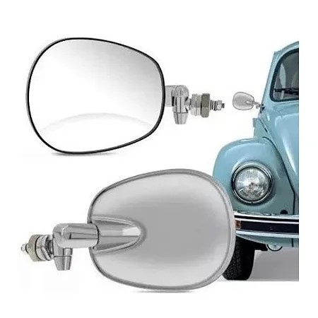ESPELHO DIREITO INOX RAQUETE FUSCA
