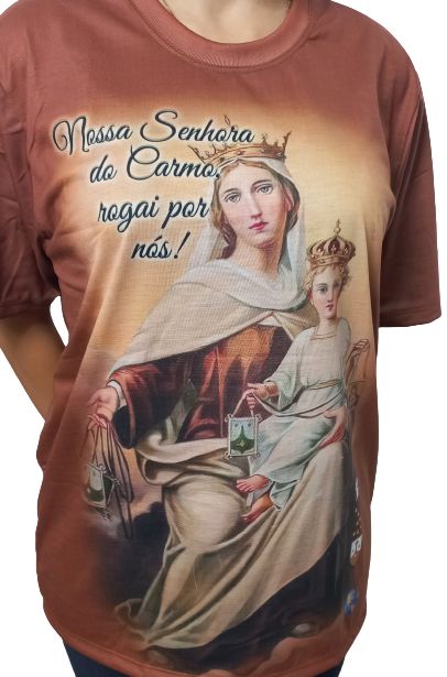 Camiseta Nossa Senhora do Carmo Tamanho:GG