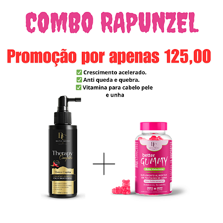 Combo Rapunzel (Tônico Capilar + Vitamina)