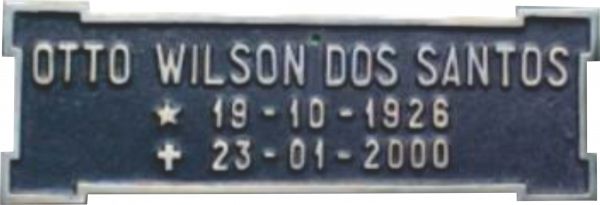 Placa em Bronze 10x30 - ref. 101