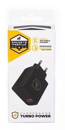 CARREGADOR DE PAREDE TURBO POWER QC 3.0