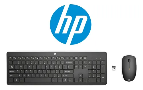 Kit Teclado E Mouse Sem Fio Hp 230 - Preto