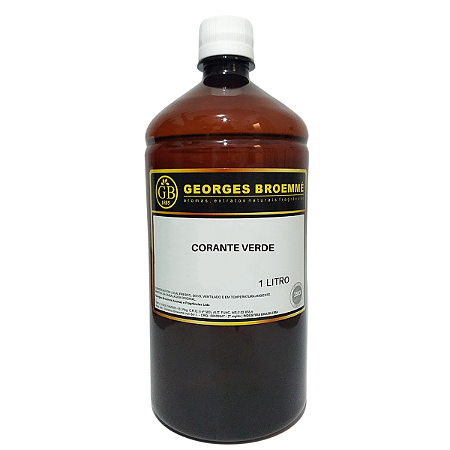 Corante Alimentício Líquido Verde 1L Georges Broemmé