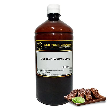 Essência Alimentícia Costelinha Com Limão 1l Gb Aroma E Sabor