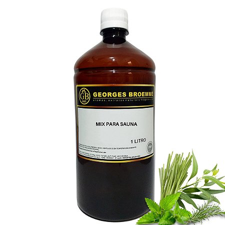 Óleo Concentrado Mix Para Sauna Georges Broemmé 1 Litro