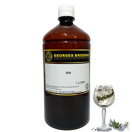 Essência Alimentícia De Gin 1l Gb Aroma E Sabor