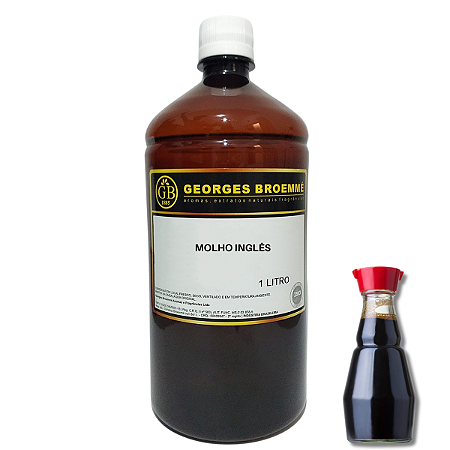 Essência Alimentícia De Molho Inglês 1l Gb Aroma E Sabor