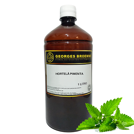 Essência Alimentícia De Hortelã Pimenta 1l Gb Aroma E Sabor