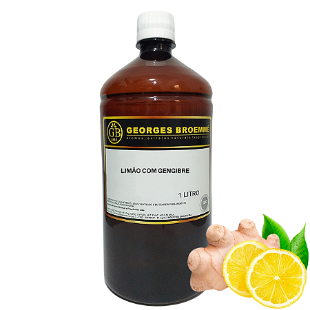 Essência Alimentícia De Limão Com Gengibre 1l Gb Aroma E Sabor