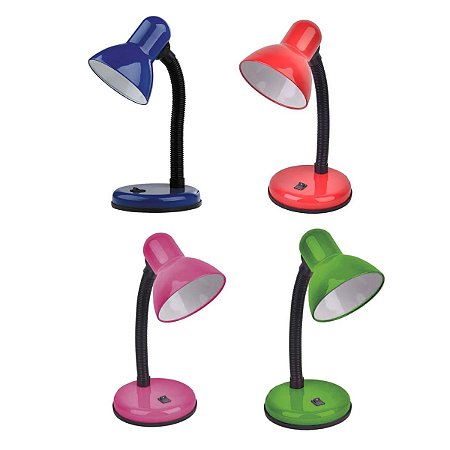 Luminária de Mesa Mini Office Escritório Articulável - GMH