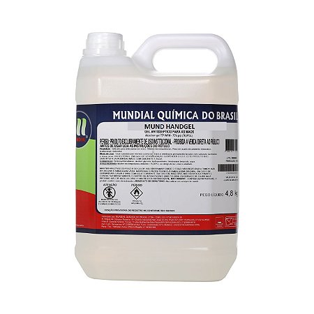 Álcool Gel Mund Handgel - 5 L