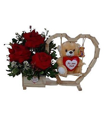 ARRANJO DE FLORES - BALANCINHO DO AMOR