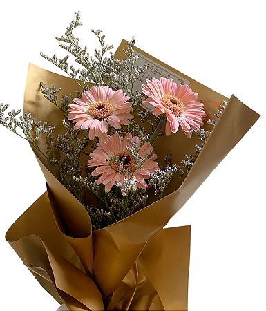 🌸💐 Ramalhete de Gérberas Rosadas 💐🌸