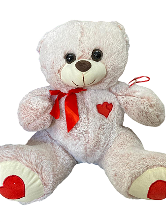 Urso com detalhes de coração