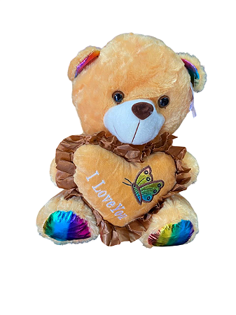 Urso com coração "I love you"
