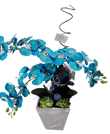 Orquídea Artificial Azul