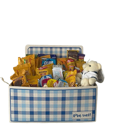 Cesta de café da manhã - Caixinha de café da manhã -