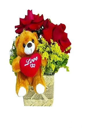 Arranjo de flores - Estou apaixonado