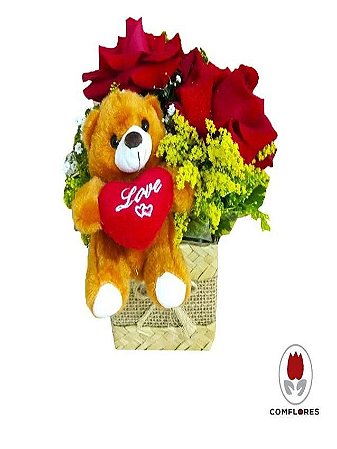 Arranjo de flores - Estou apaixonado