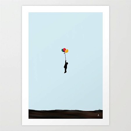 Kid and Balloons