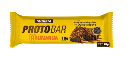 PROTO BAR BROWNIE DE CHOCOLATE COM DOCE DE LEITE HAVANNA 70G - NUTRATA