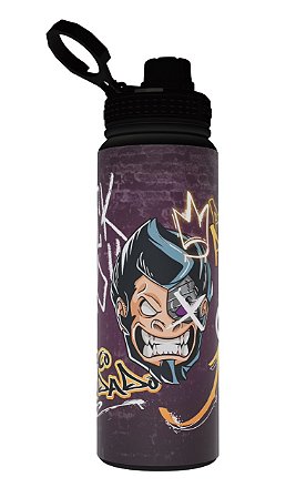 GARRAFA TÉRMICA 800ML CHIP MODE 1 - MACACO BLINDADO