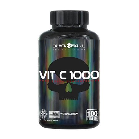 VITAMINA C 1000 - BLACK SKULL - Macaco Blindado: Comprar Suplementos|  Recife | Melhor Preço