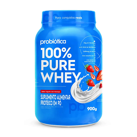 100% PURE WHEY 900G POTE - PROBIOTICA
