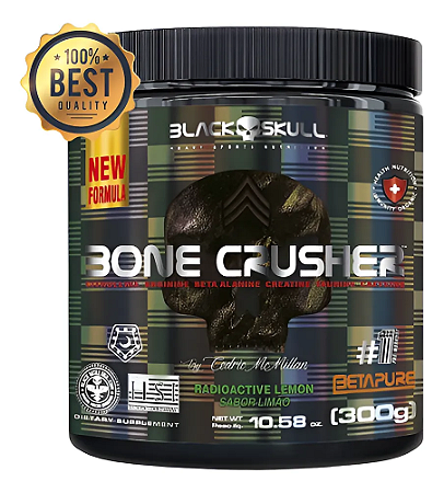 BONE CRUSHER 300G - BLACK SKULL