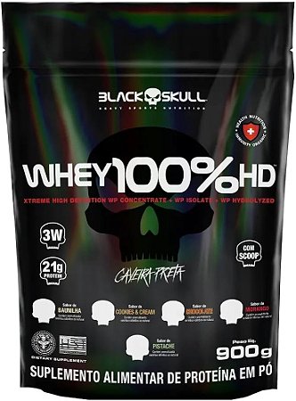 WHEY 100% HD 900G - BLACK SKULL
